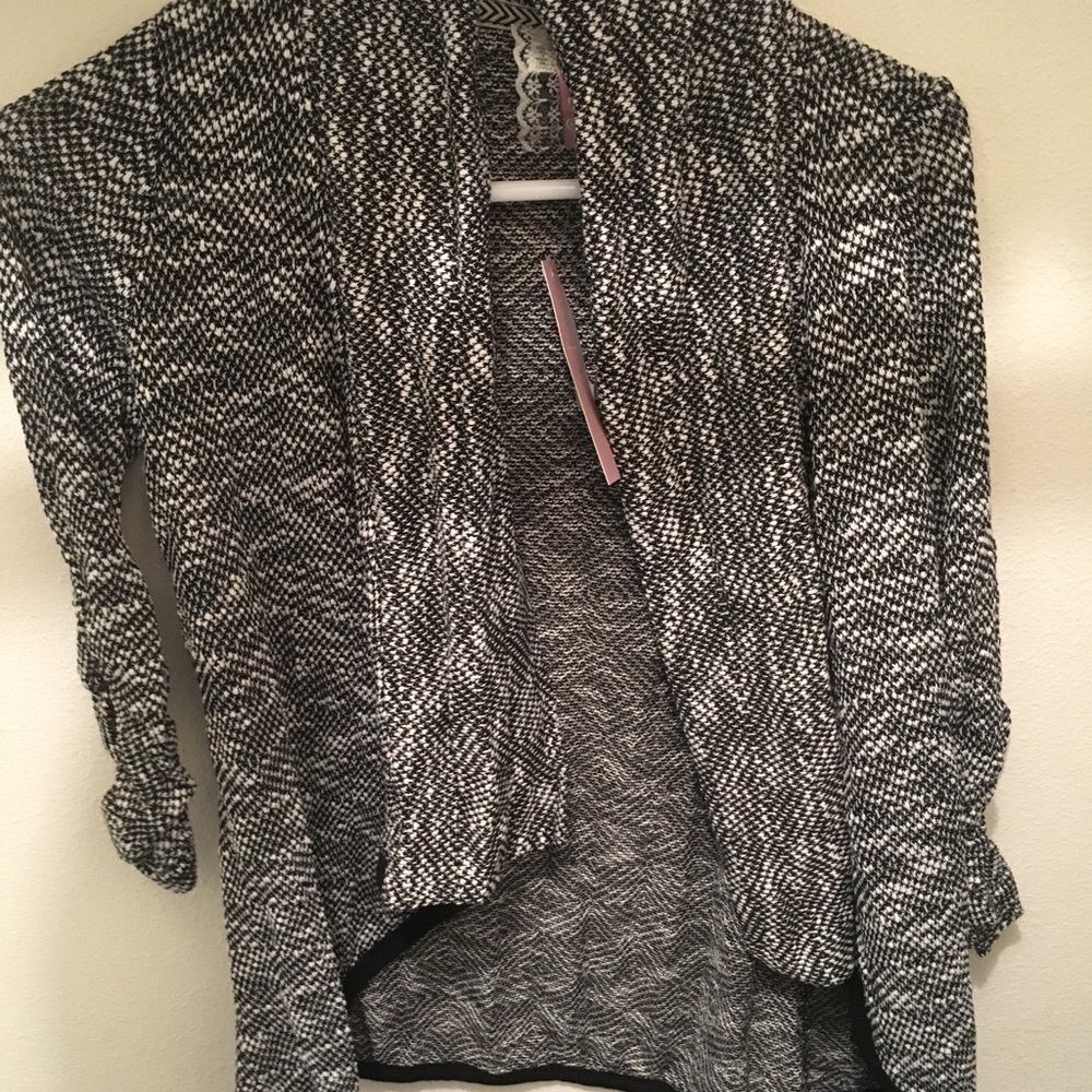 Dressy sweater shawl